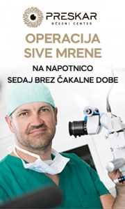 PR – Operacija sive mrene brez čakanja na napotnico – očesni center Preskar