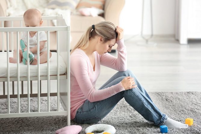 Po porodu so ženske pogosto v stiski