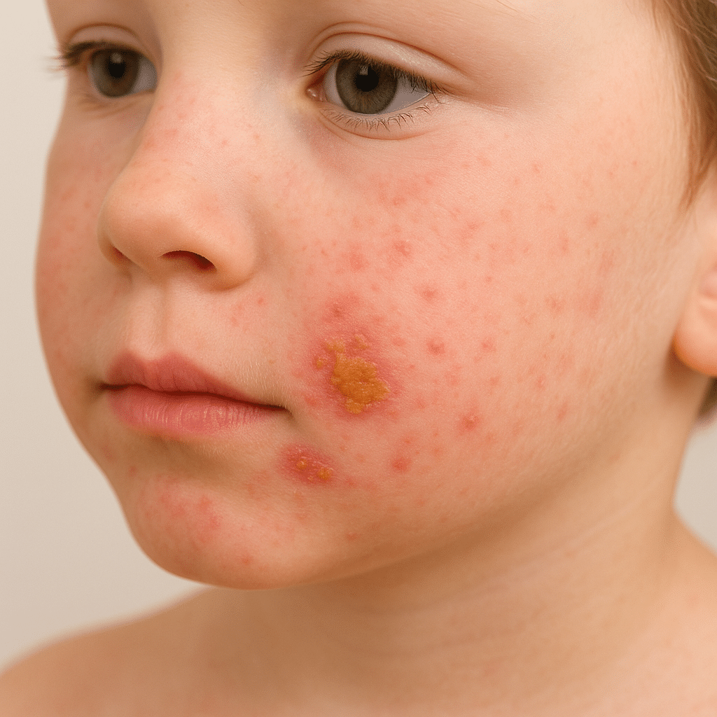 impetigo pri otroku, impetigo